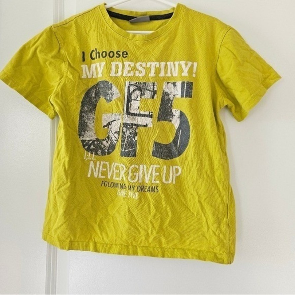 Kids sz 134 Original G-Five Graphic T-Shirt, I Choose My Destiny Inspirational - Picture 6 of 6